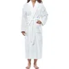Arus Shawl Collar Turkish Terry Cotton Bathrobe For Women In White
