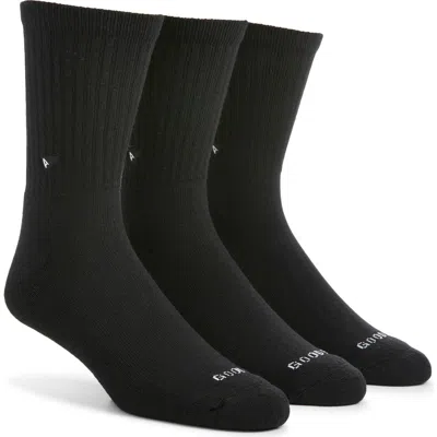 Arvin Goods 3-pack Crew Socks In Black