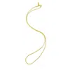 ARVINO WOMEN'S DELICATE SNAKE CHAIN NECKLACE GOLD VERMEIL