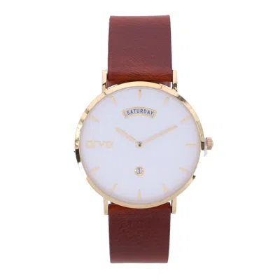Arvo Awristacrat Gold Watch In Multi