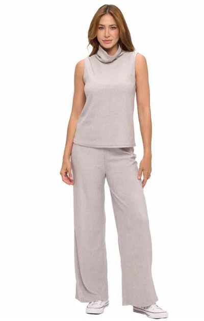 Aryeh Alma Sweater Lounge Set In Light Grey In Gray