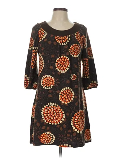 Pre-owned Aryeh Casual Dress In Brown