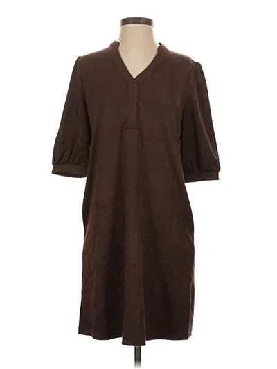 Pre-owned Aryeh Casual Dress In Brown