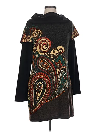 Pre-owned Aryeh Casual Dress In Brown