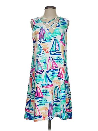 Pre-owned Aryeh Casual Dress In Green