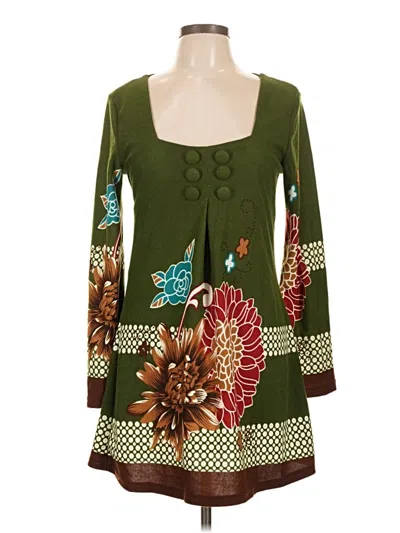 Pre-owned Aryeh Casual Dress In Green