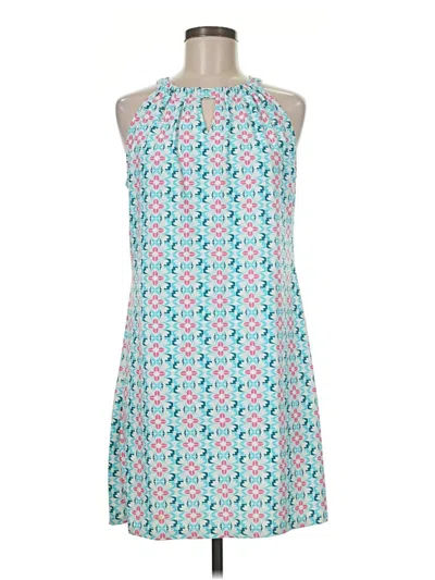 Pre-owned Aryeh Casual Dress In Teal