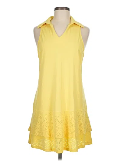 Pre-owned Aryeh Casual Dress In Yellow