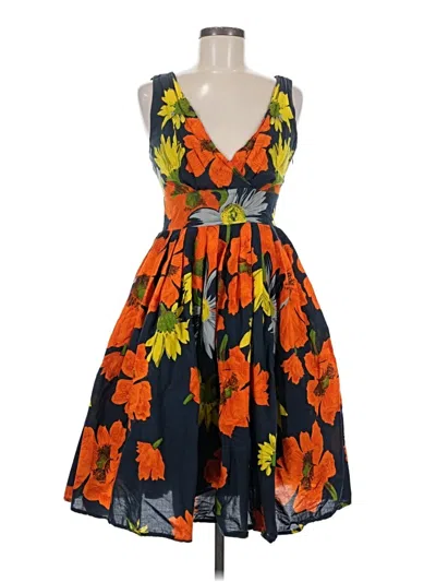 Pre-owned Aryeh Cocktail Dress In Orange