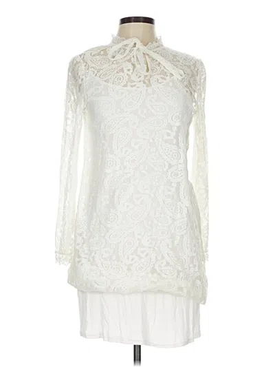 Pre-owned Aryeh Cocktail Dress In White
