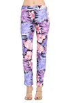 Aryeh Eliza Cropped Pant In Purple Multi