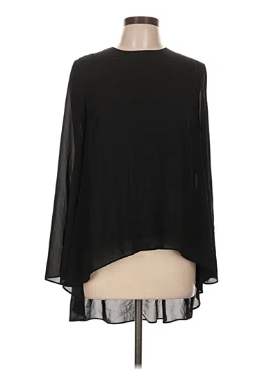 Pre-owned Aryeh Long Sleeve Blouse In Black
