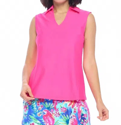 Aryeh Rosa Top In Hot Pink