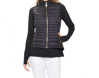 Aryeh Samantha Quilted Vest In Black