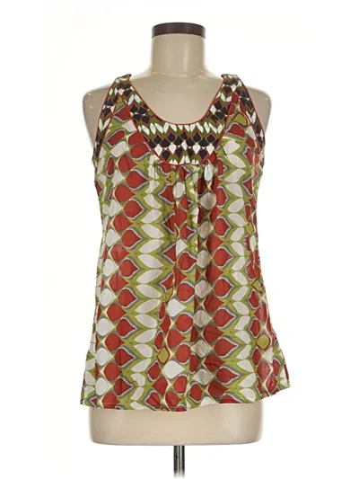 Pre-owned Aryeh Sleeveless Blouse In Green