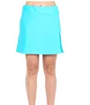 Aryeh Tessa Skort With Side Zipper And Pockets In Turquoise In Blue