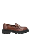 As 2.0 Woman Loafers Brown Size 8 Leather