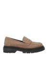 As 2.0 Woman Loafers Khaki Size 8 Leather