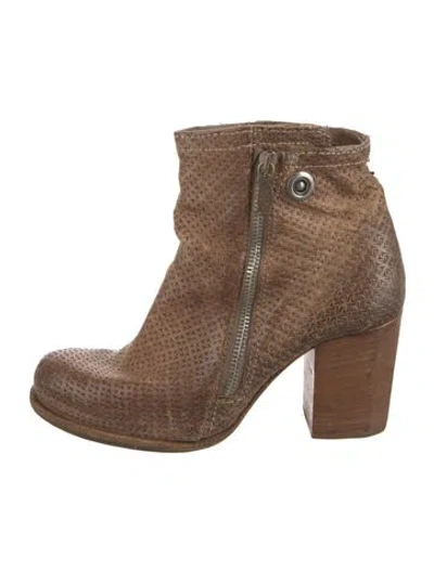 Pre-owned A.s. 98 Leather Boots In Brown