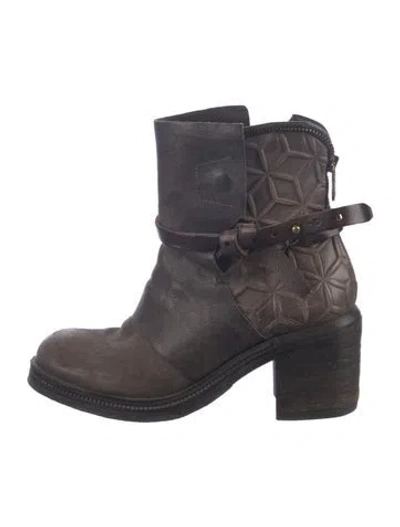 Pre-owned A.s. 98 Leather Boots In Brown