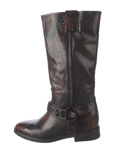 Pre-owned A.s. 98 Leather Riding Boots In Multi