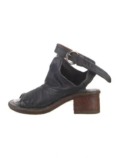 Pre-owned A.s. 98 Leather Sandals In Brown