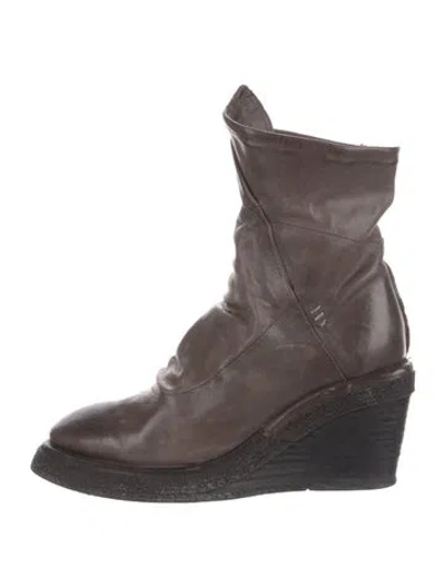 Pre-owned A.s. 98 Leather Slouch Boots In Brown