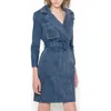 As B Y Df Gianna Dress In Med Wash Denim