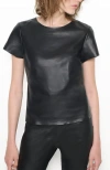As B Y Df Miller Baby Tee In Black