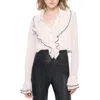 As B Y Df Nina Blouse In Buttercream