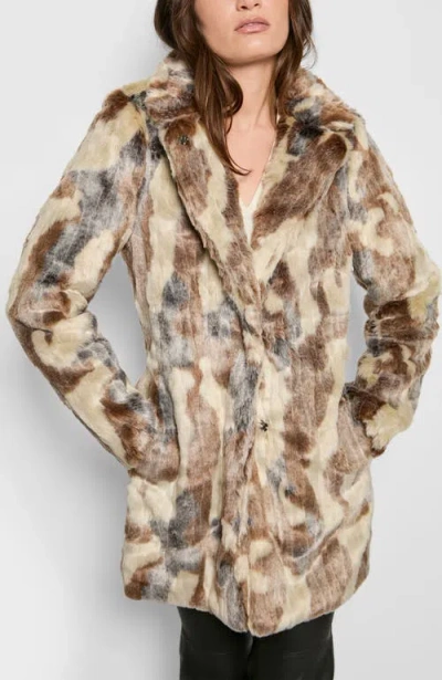 As By Df Alexa Fur Jacket In Orange