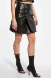 As By Df Allison Recycled Leather Skirt In Black