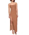 As By Df Aphrodite Stretch Leather Dress In Caramel
