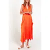 As By Df Arlenis Dress In Tangerine