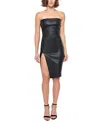 As By Df Aura Stretch Leather Dress In Black