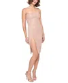 As By Df Aphrodite Stretch Leather Dress In Chai
