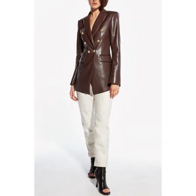 AS BY DF AS BY DF BECK RECYCLED LEATHER BLAZER