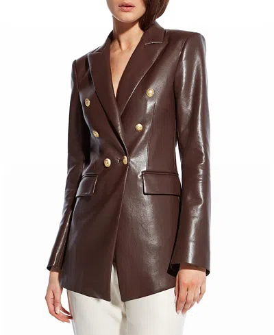 AS BY DF AS BY DF BECK RECYCLED LEATHER BLAZER