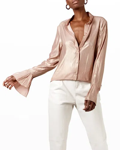 As By Df Britt Blouse In Blush In Pink