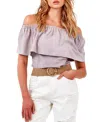 As By Df Cape Horn Top In Lavender Grey
