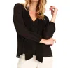 As By Df Castellina Blouse In Black In Black