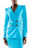 As By Df Claude Recycled Leather Blazer