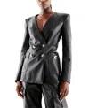 As By Df Claude Recycled Vegan Leather Blazer In Black