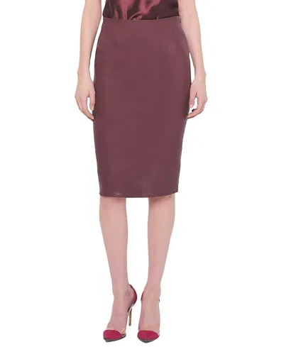 AS BY DF AS BY DF CLAUDE STRETCH LEATHER SKIRT
