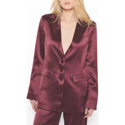 AS BY DF AS BY DF COLLINS SATIN BOYFRIEND BLAZER