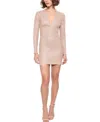 As By Df Demeter Stretch Leather Dress In Chai