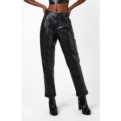 As By Df Denise Recycled Leather Trouser In Black