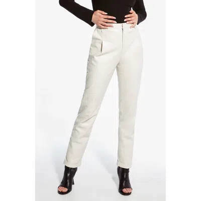 As By Df Denise Recycled Leather Trouser In White