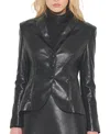 As By Df Denise Recycled Tailored Leather Blazer