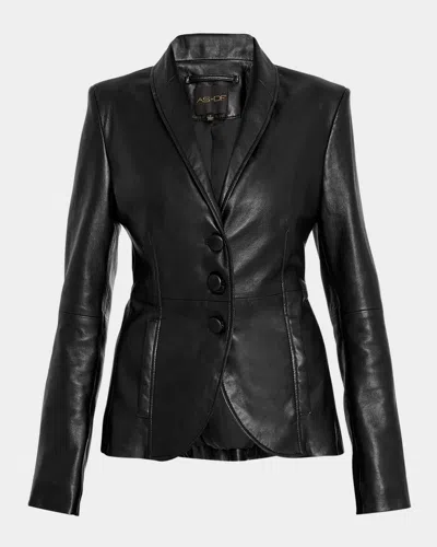 AS BY DF DENISE UPCYCLED LEATHER BLAZER